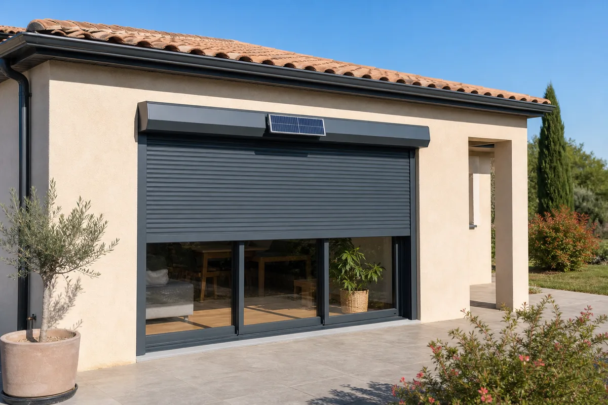 Volet roulant solaire : pose sans saignée et autonomie réelle